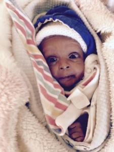 Mlihati is a preemie whose mother died in childbirth.
